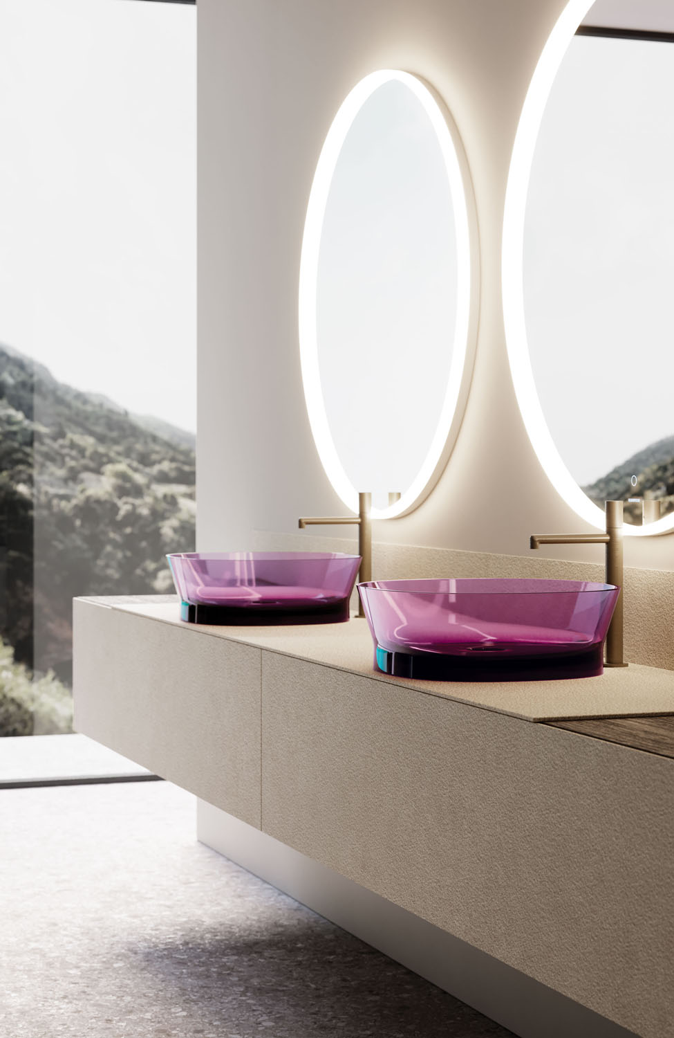 Habe Square Above Counter Basin