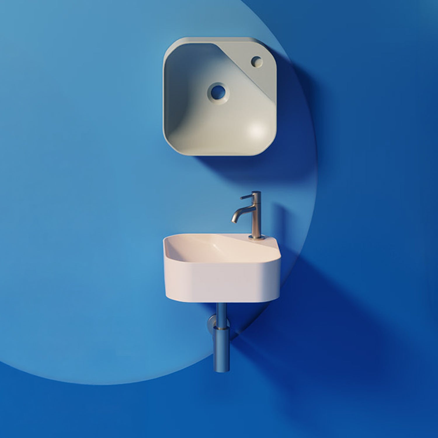 Inani Qua Wall Hung Basin - Matte Colour