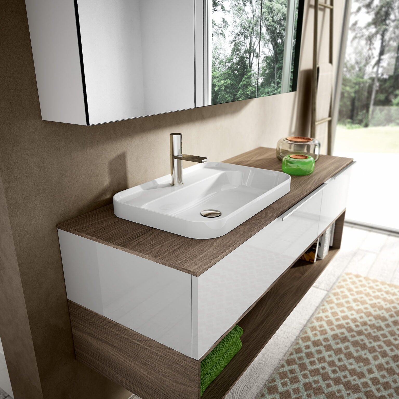 Slim Inset Basin 60cm