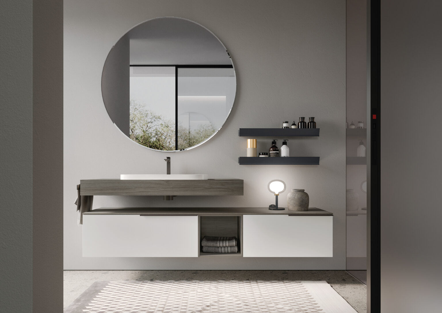 Alveo Semi-Inset Basin 55cm