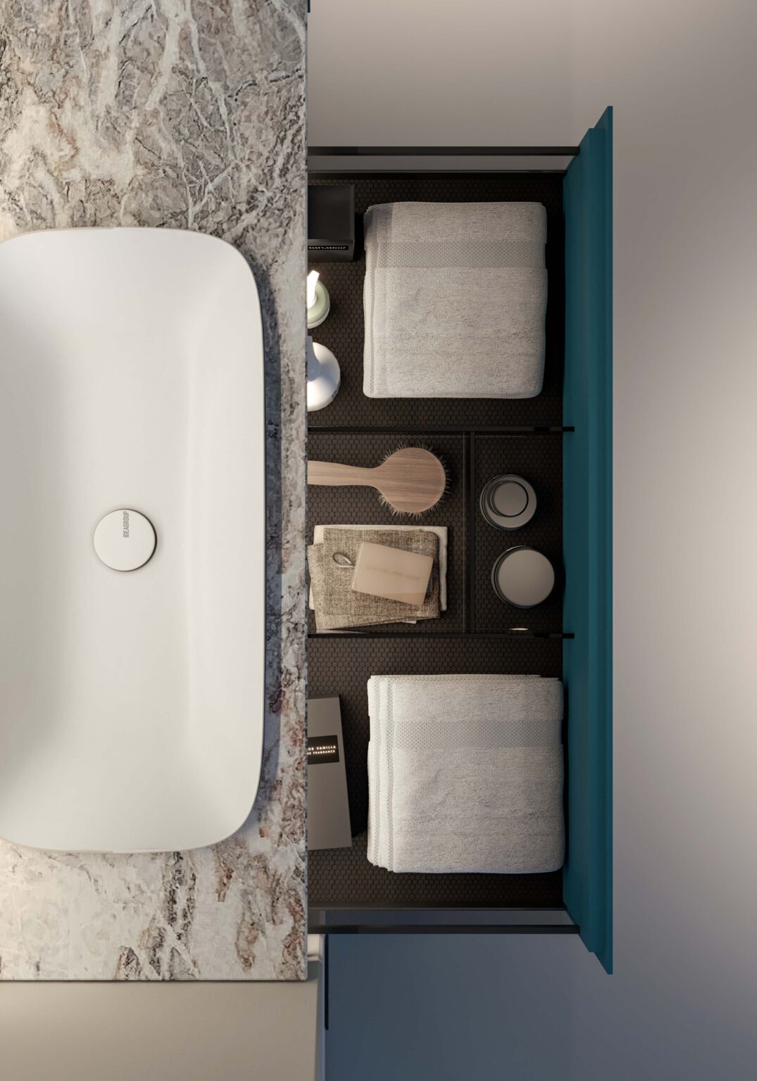 Alveo Semi-Inset Basin 55cm