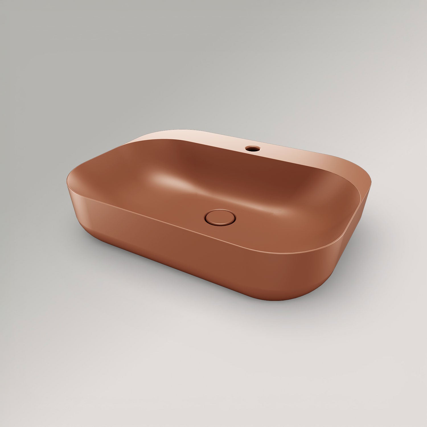 Pool 4 Wall Hung Basin with Tap Hole - Matte Colour