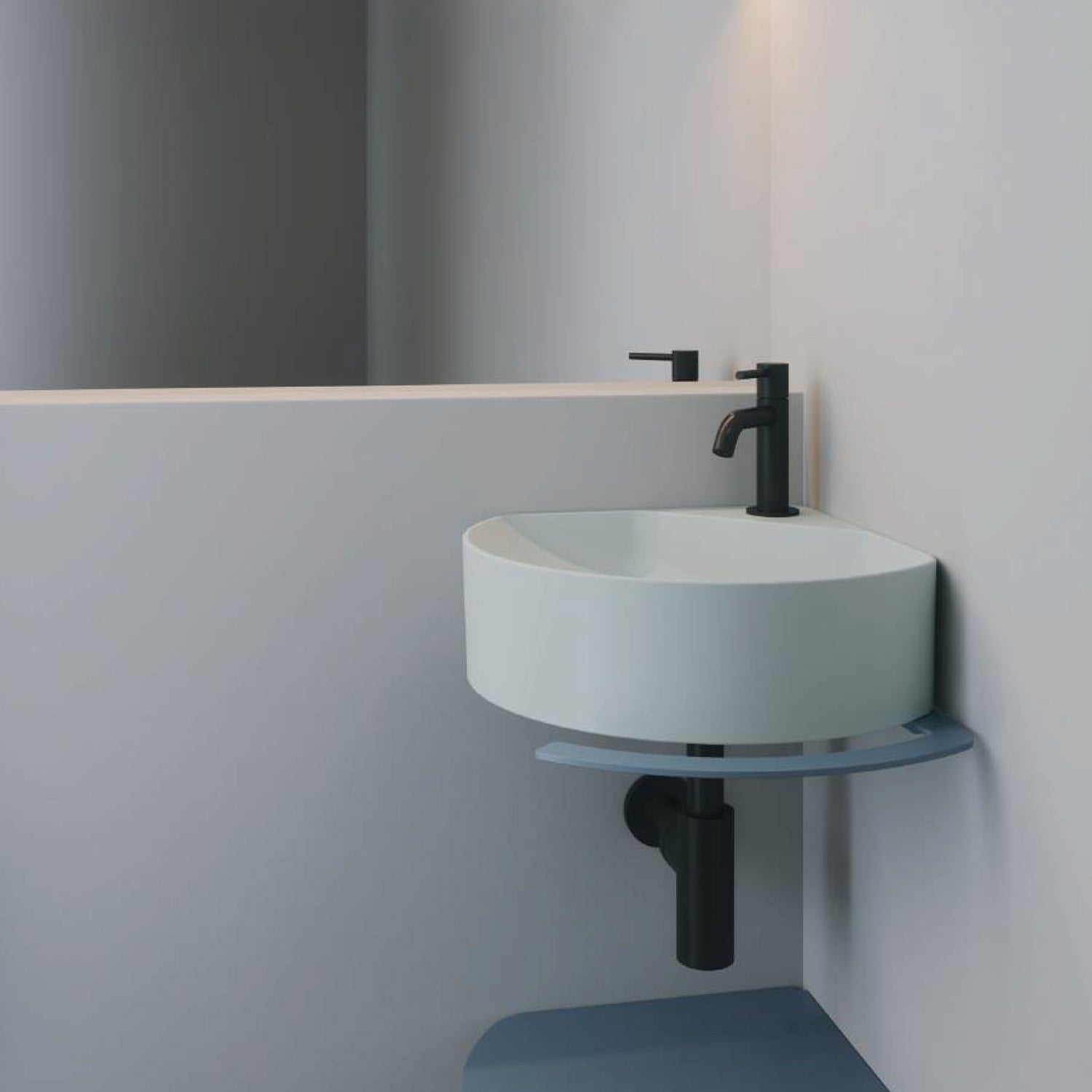 Inani Ang Corner Wall Hung Basin